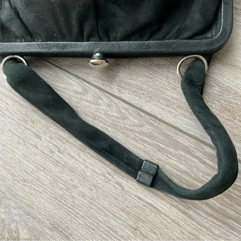 Vintage Coret Suede Leather Purse Made in Canada